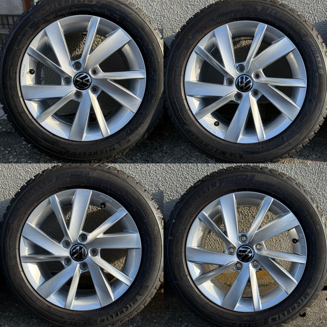 VW 16インチ スタッドレスタイヤ ホイールセット