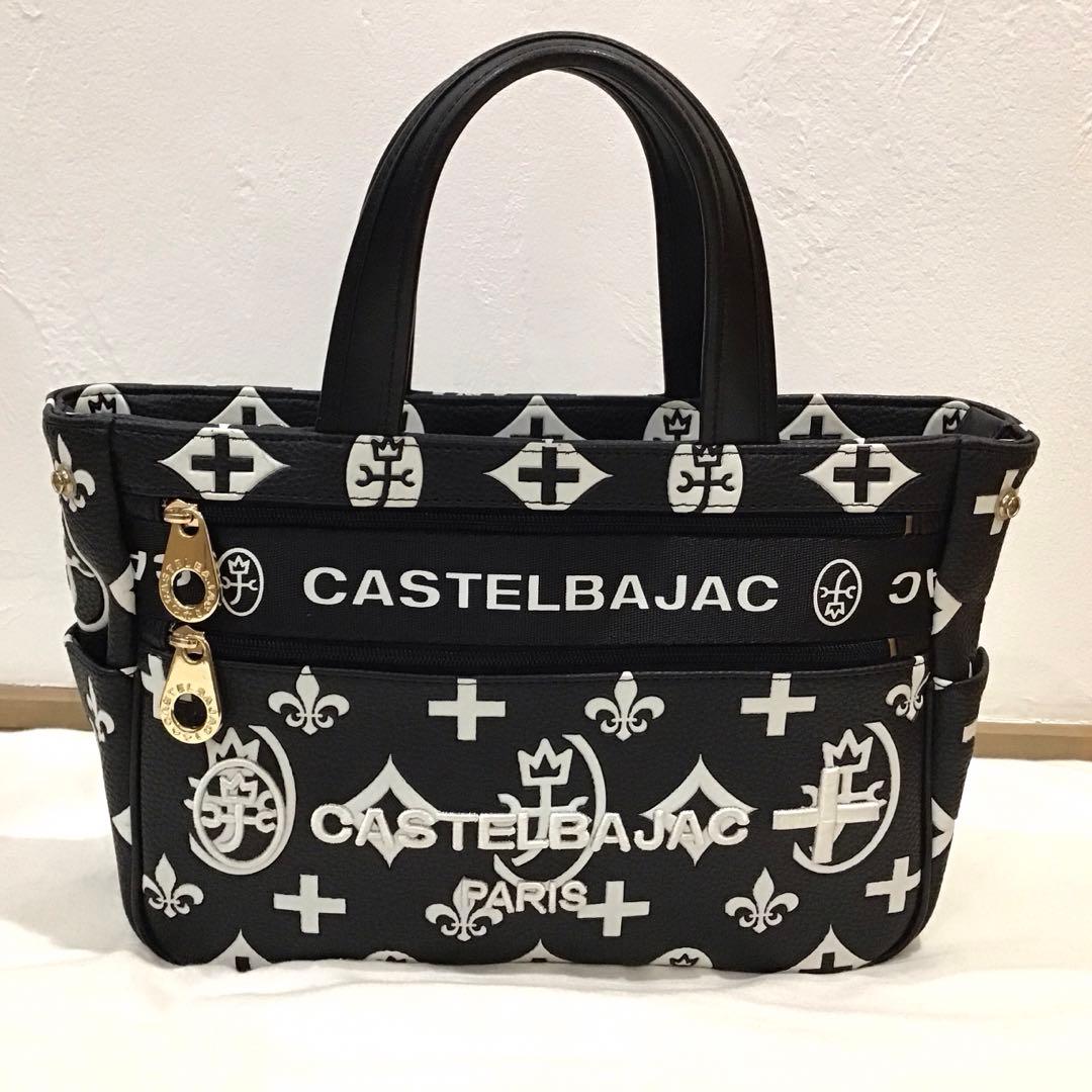 CASTELBAJAC トートバッグ 黒/白