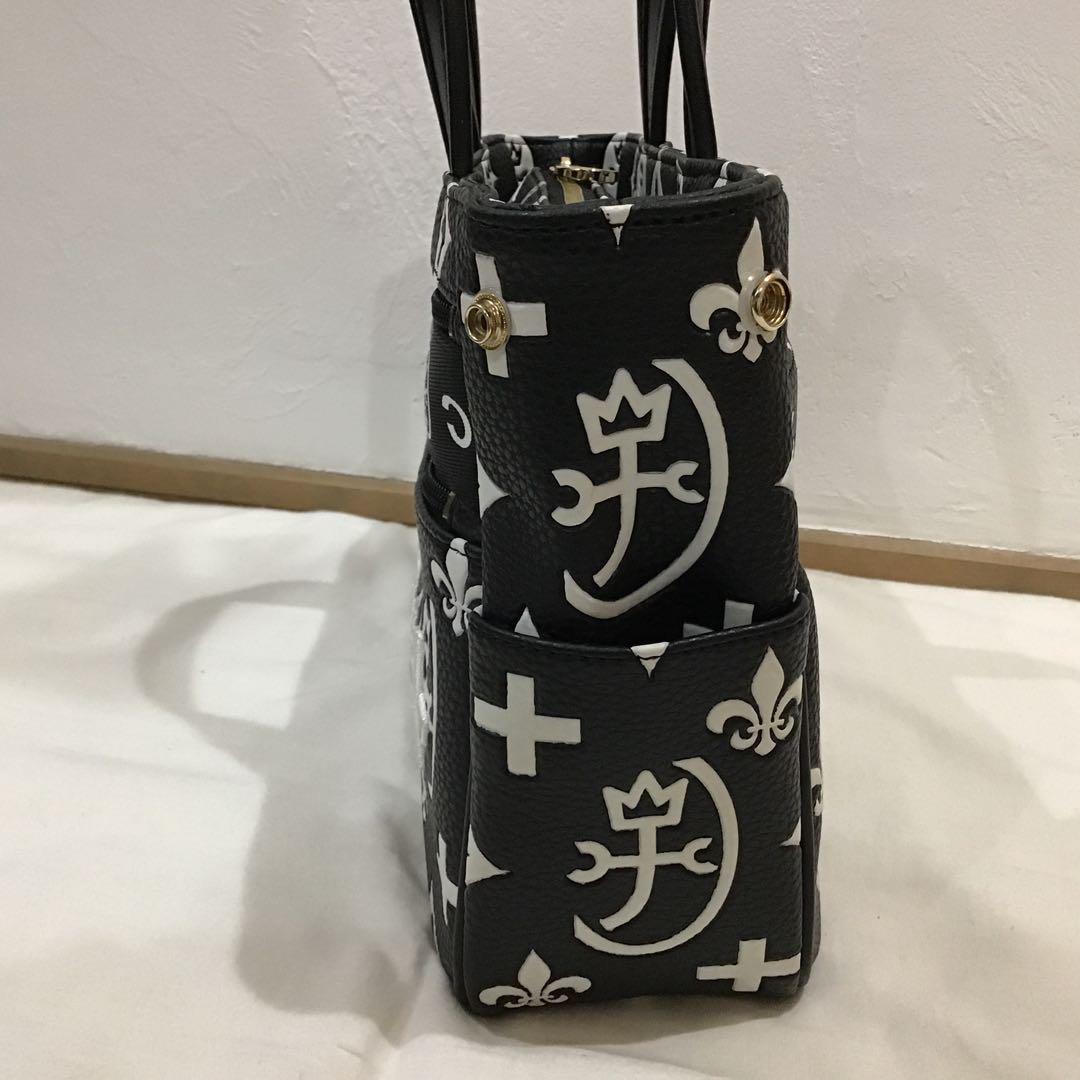 CASTELBAJAC トートバッグ 黒/白