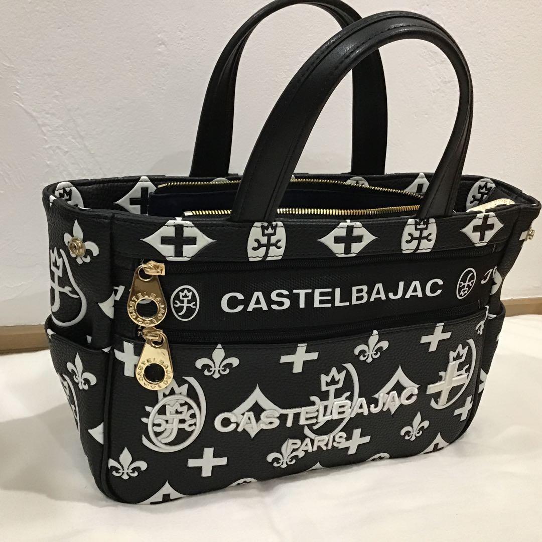 CASTELBAJAC トートバッグ 黒/白