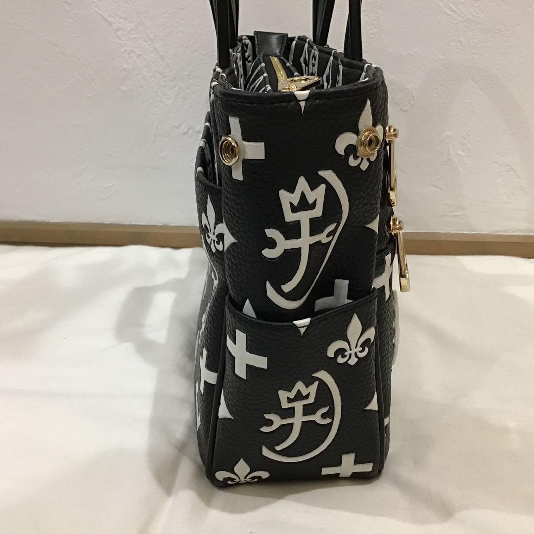 CASTELBAJAC トートバッグ 黒/白