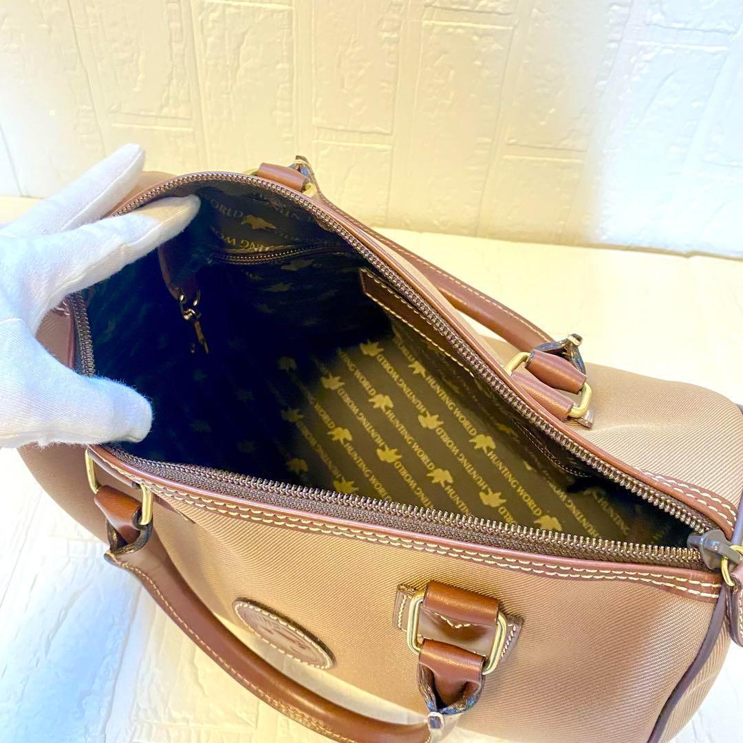 HUNTING WORLD ハンティングワールド 2way ミニボストンバッグ