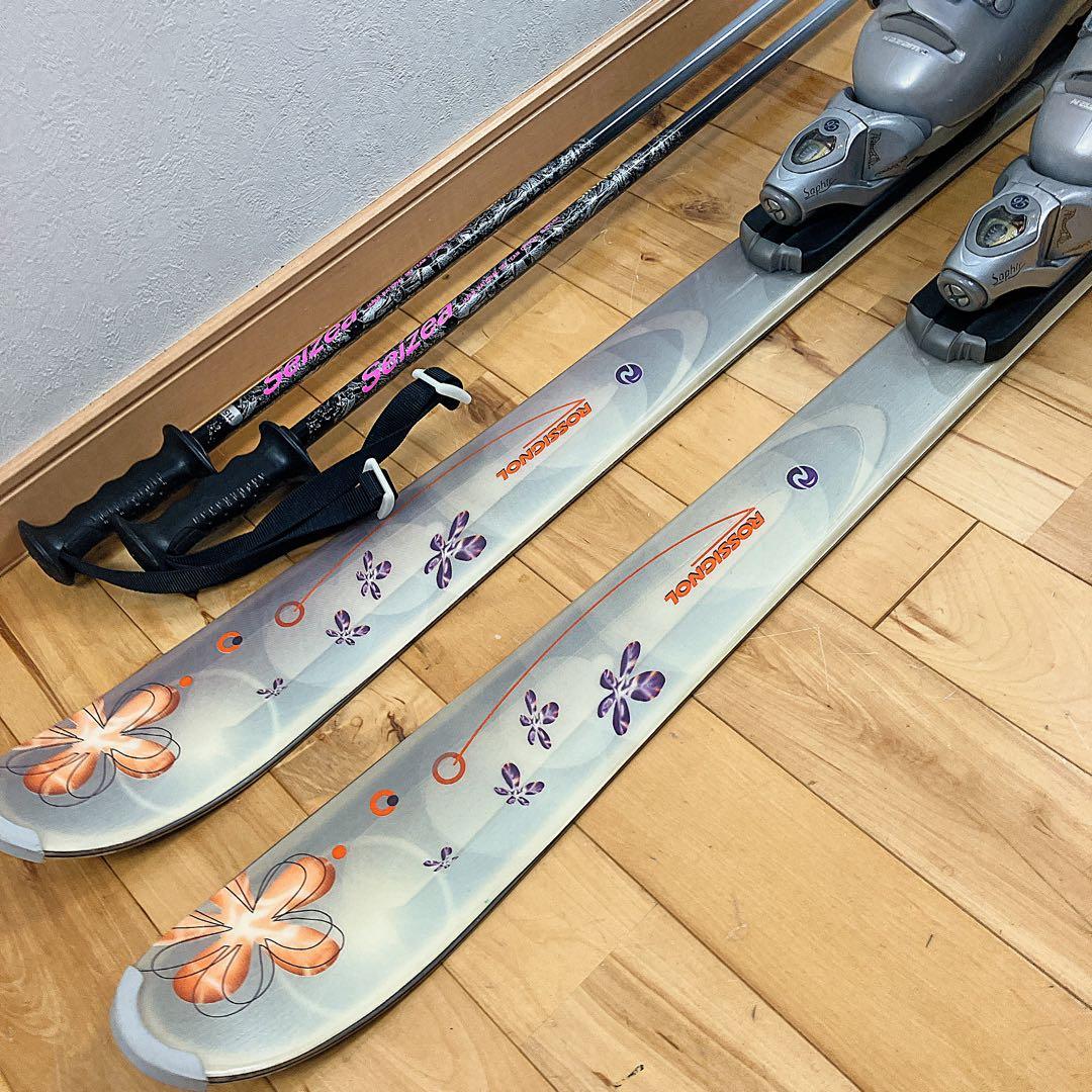 美品　スキー　ロシニョール　140cm ブーツ23.5cm レディース 初心者