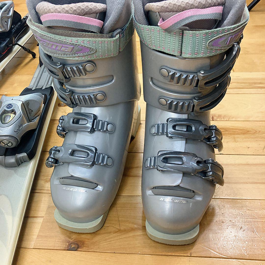 美品　スキー　ロシニョール　140cm ブーツ23.5cm レディース 初心者