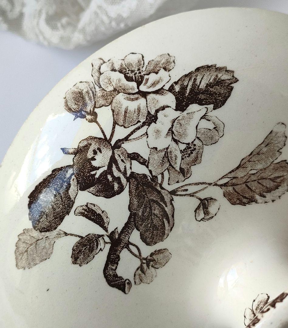 希少　美品　エミールブルジョワ　マロン　コンポティエ　フランスアンティーク