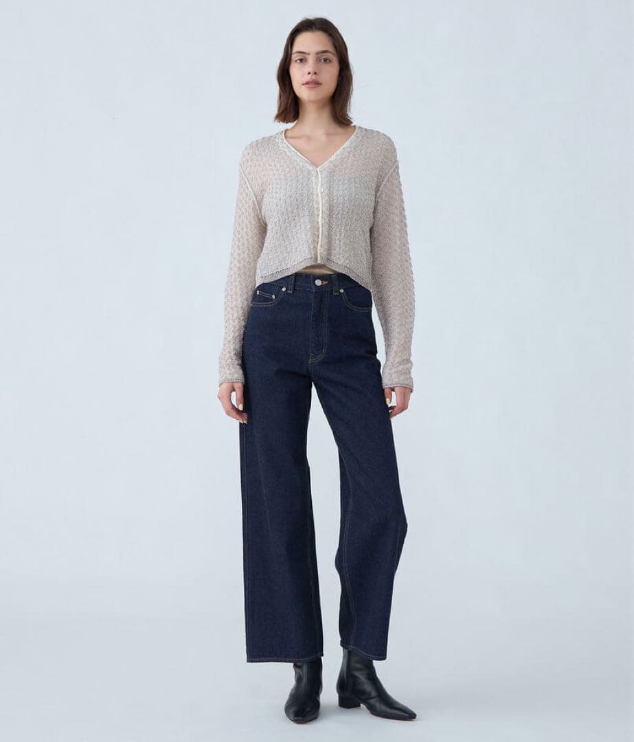 TOMORROWLAND MACPHEE デニム ワイドストレートパンツ