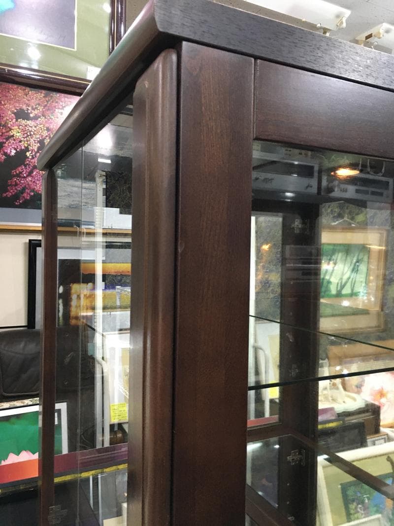 ★美品！　高級ミラーガラスキャビネット　4段タナ　180 X 80 cm