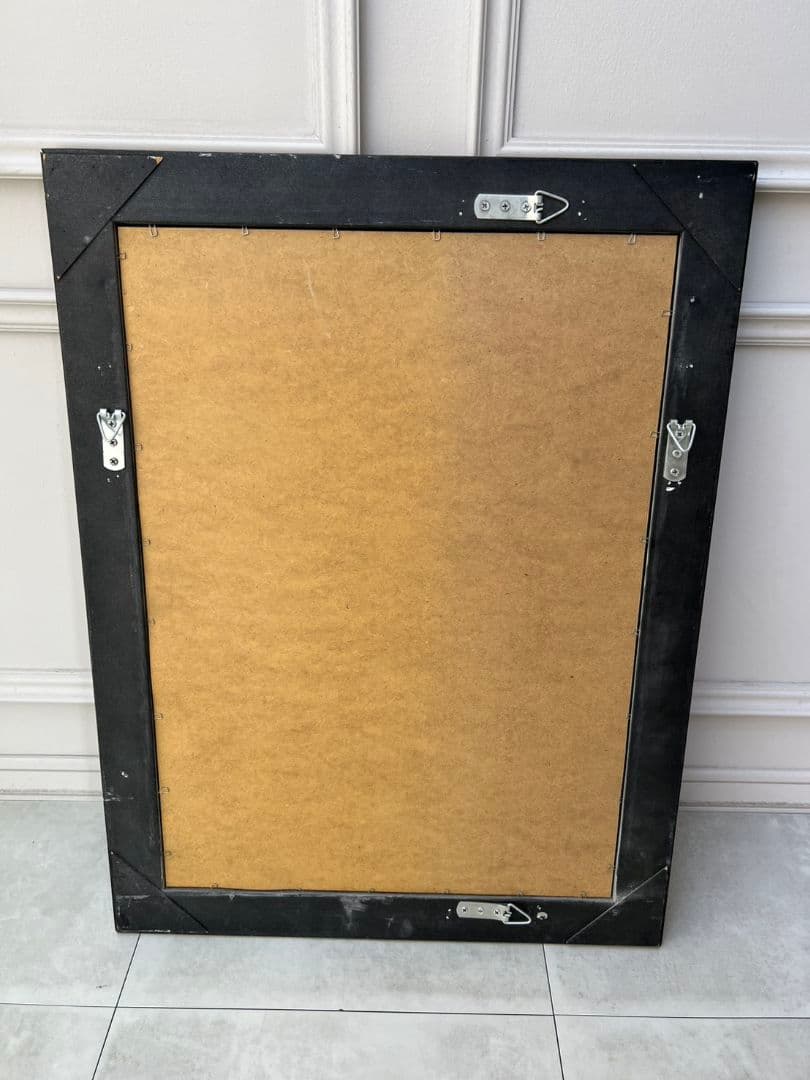 アンティーク調　鏡　フレーム スタンドミラー