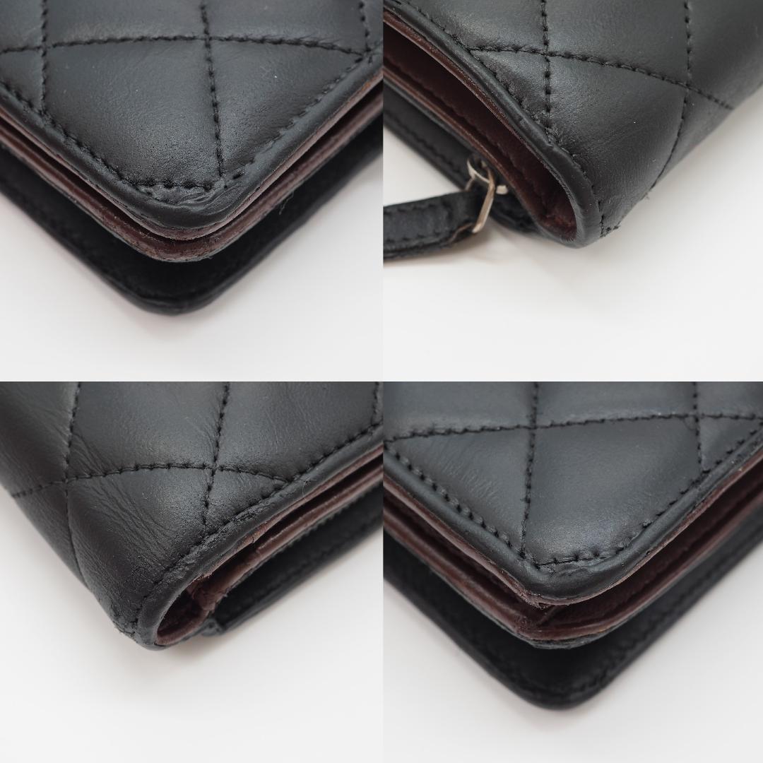 【たまこ】CHANEL シャネル マトラッセ 二つ折り財布 ミドル