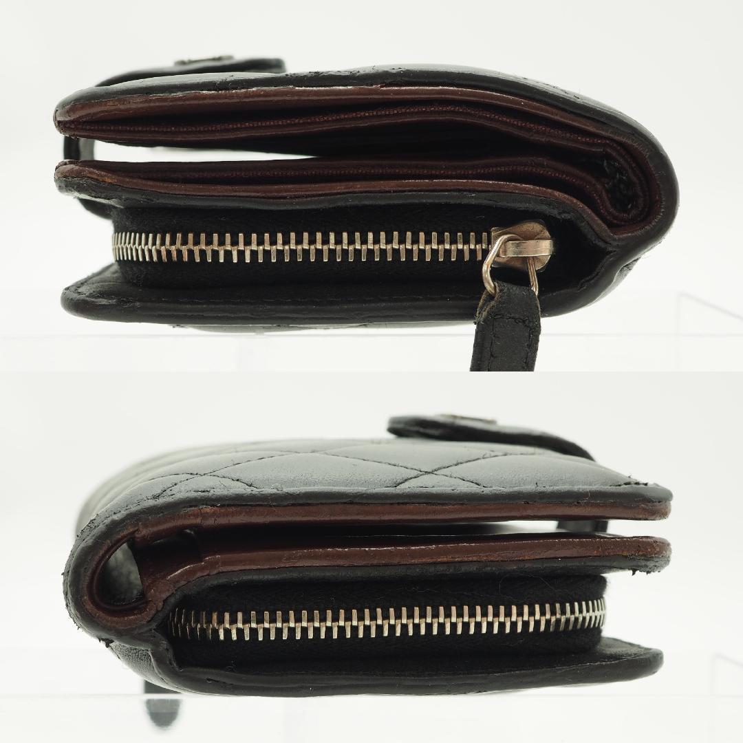 【たまこ】CHANEL シャネル マトラッセ 二つ折り財布 ミドル