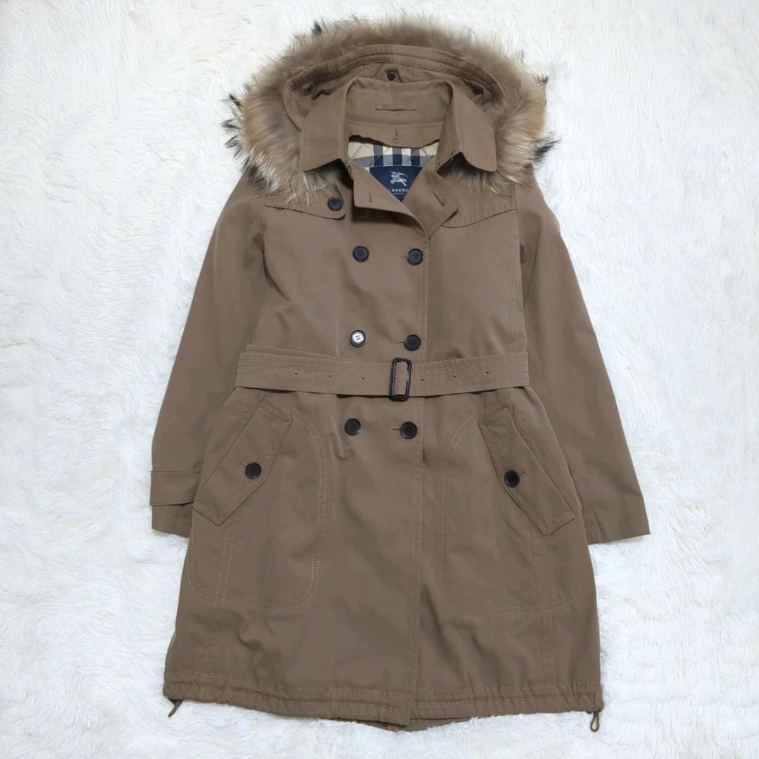 【美品】バーバリーロンドン メガチェック キルティングコート 大きいサイズ 44