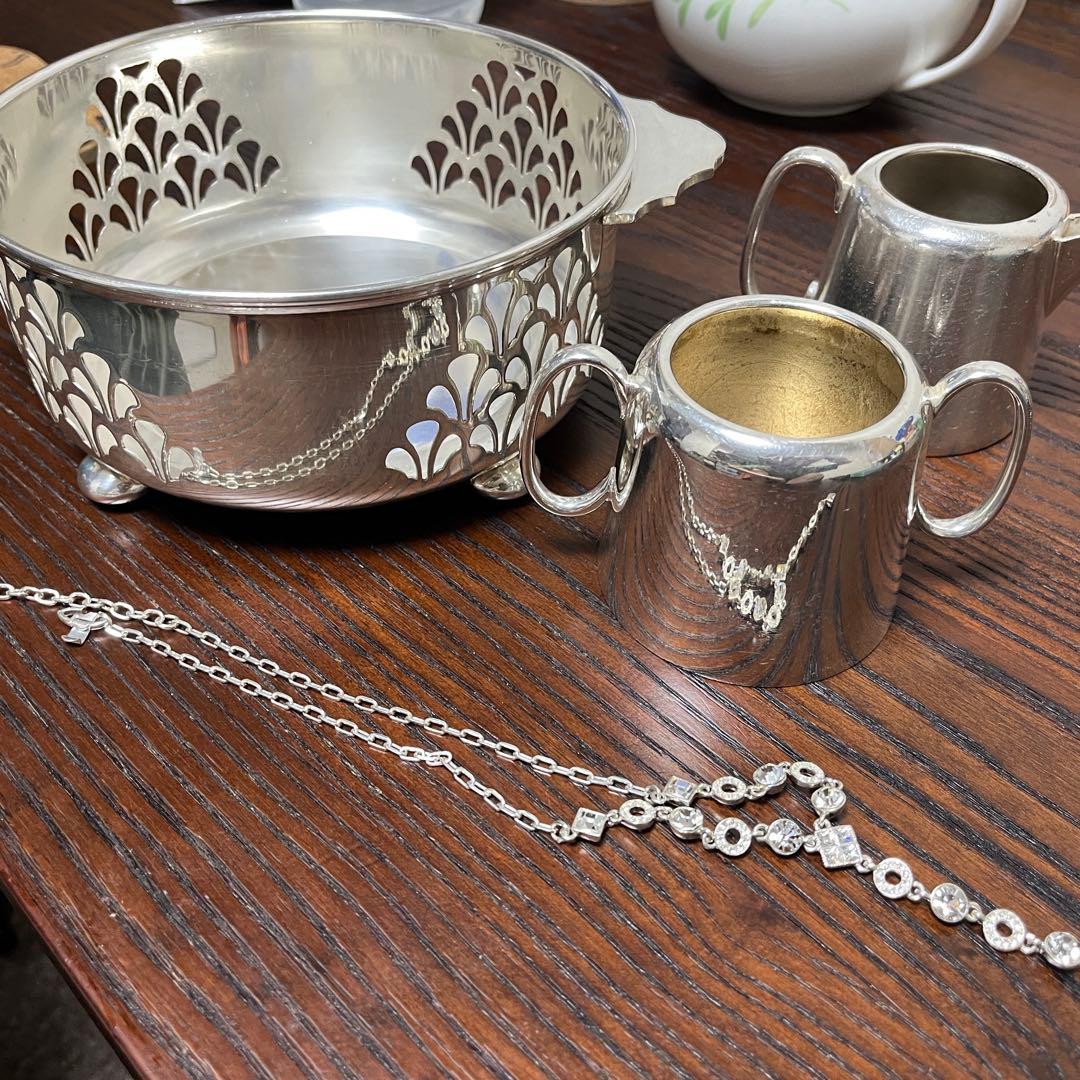 MAPPIN&WEBB'S　マッピンウェッブ　銀食器　銀製　菓子器　アンティーク