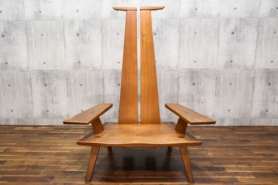 DIK94 工房家具 ハイバックチェア 「謙」刻印有り 特大 ラウンジチェア