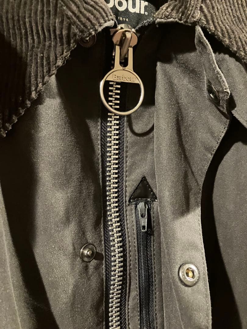 く*う様 Barbour トランスポート （グレー）　オイルドジャケット　23A