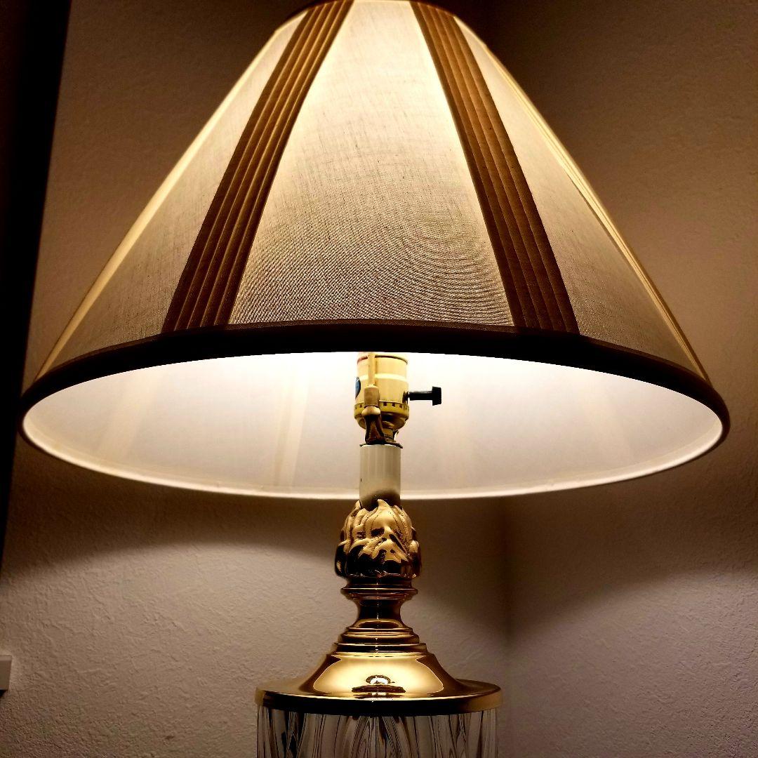 ドイツ KENSINGTON クリスタルグラス クラシック インテリアランプ