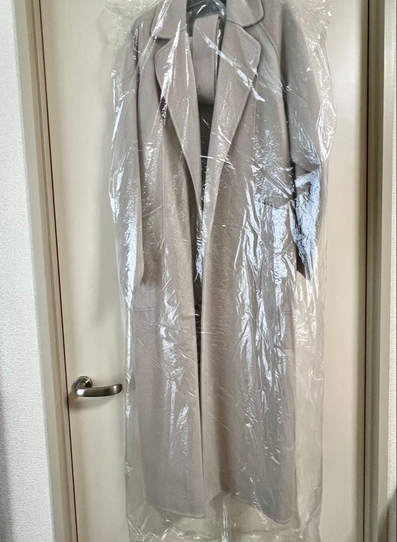 ソージュ現行 ［新品、未使用］ウールリバーローブコートベージュM