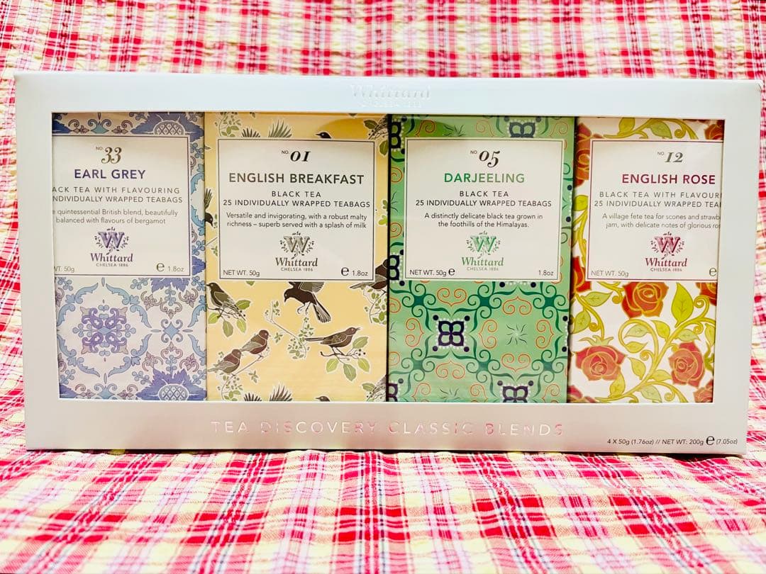 ★Whittard紅茶 25p×4箱×4セット アールグレイ ダージリン他