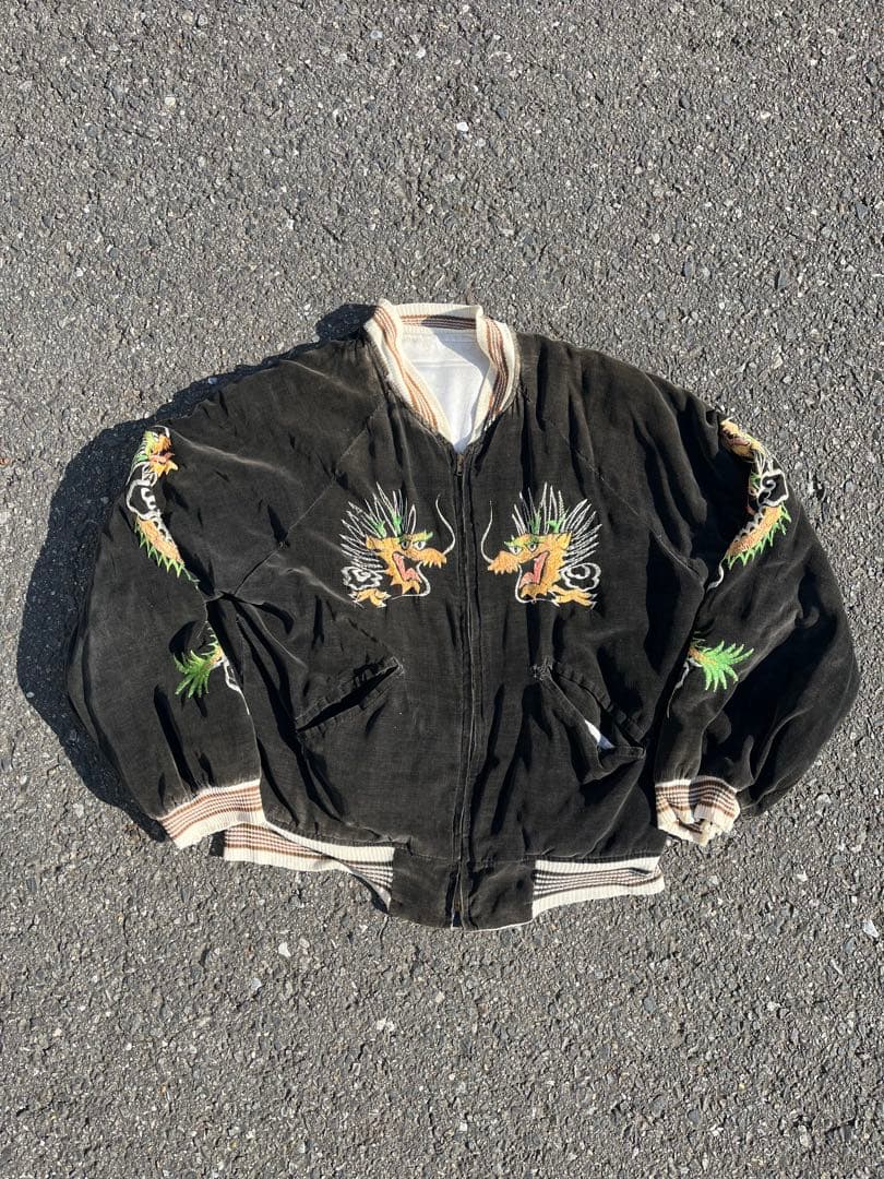 50s 別珍 スカジャン ベトジャン スーベニアジャケット