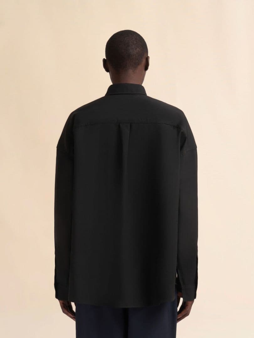 MARNI　トロピカルウールシャツ、コントラストカラーのバック