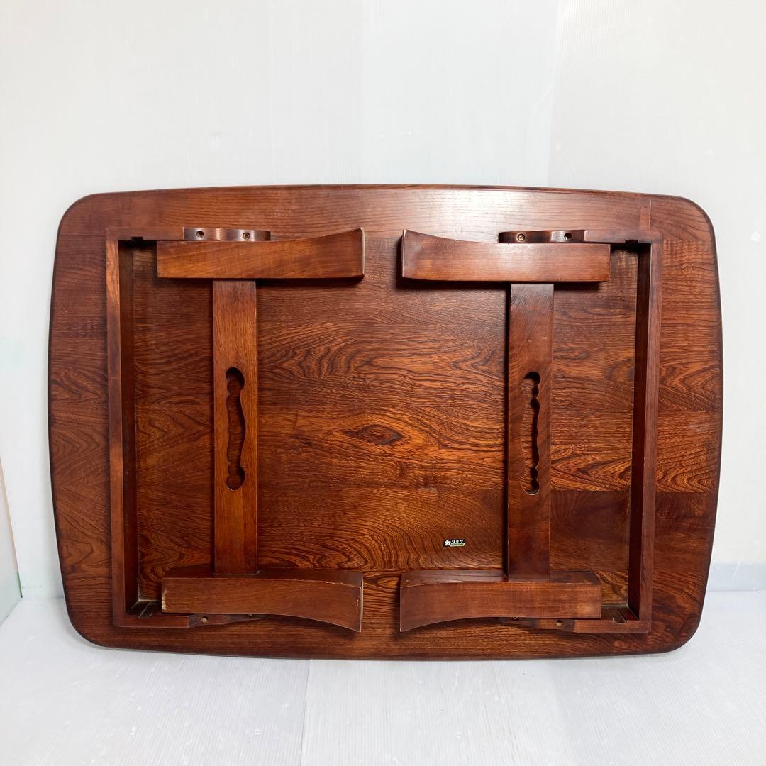 カリモク ダークブラウン ローテーブル 座卓 和風 和室