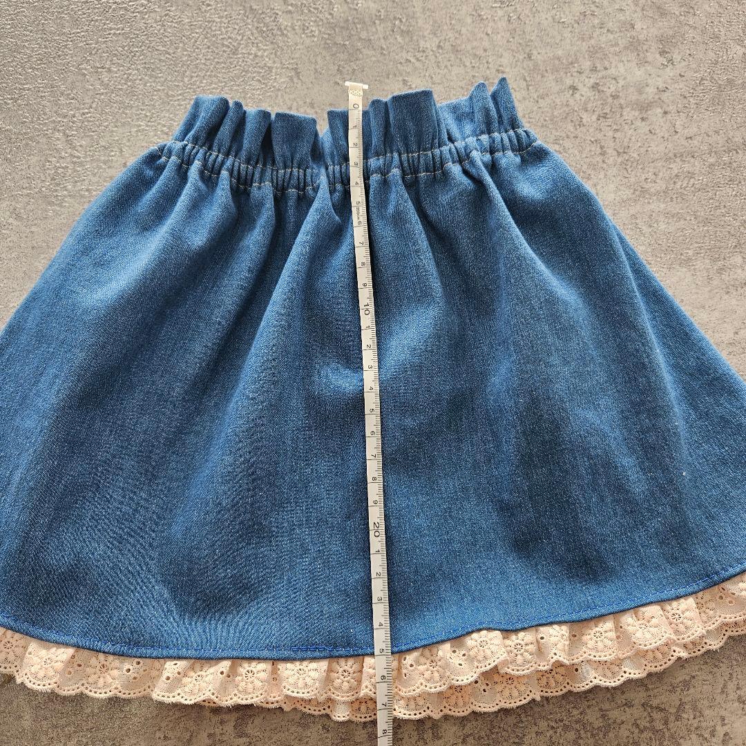 七五三　3歳　セパレート着物　デニムえり付き