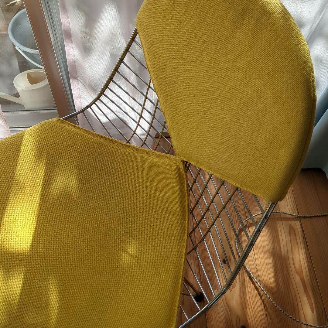 ワイヤーチェア　ビキニパッド　DKR　イームズ　イエロー　ヴィトラ
