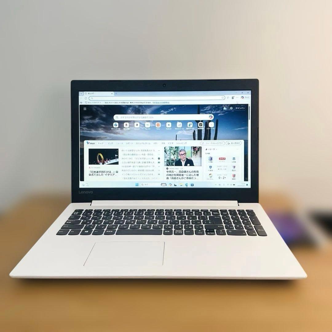 すぐ使える設定済2022モデル薄型ノートパソコンSSD win11オフィスカメラ