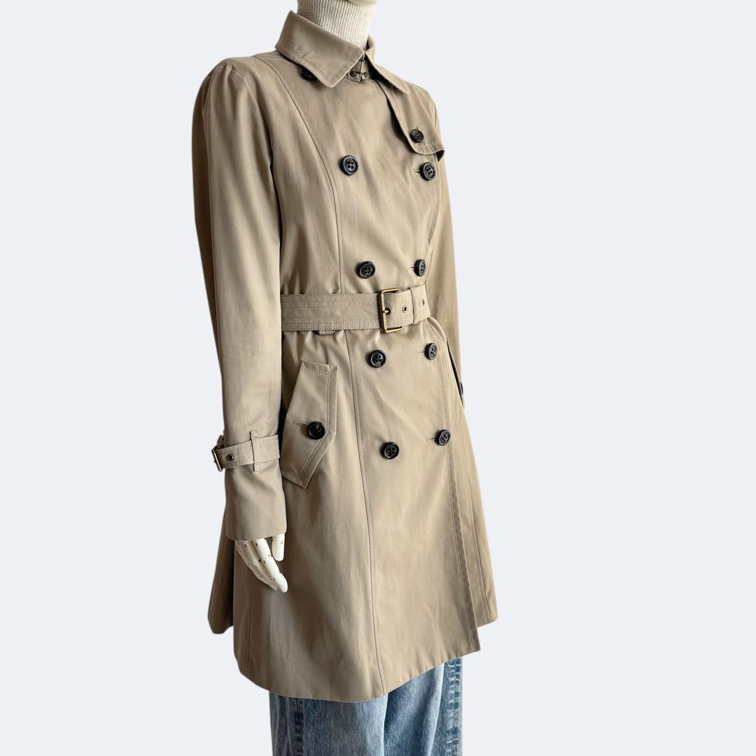 BURBERRY BLUE LABEL ベルト付きトレンチコート 40 ベージュ
