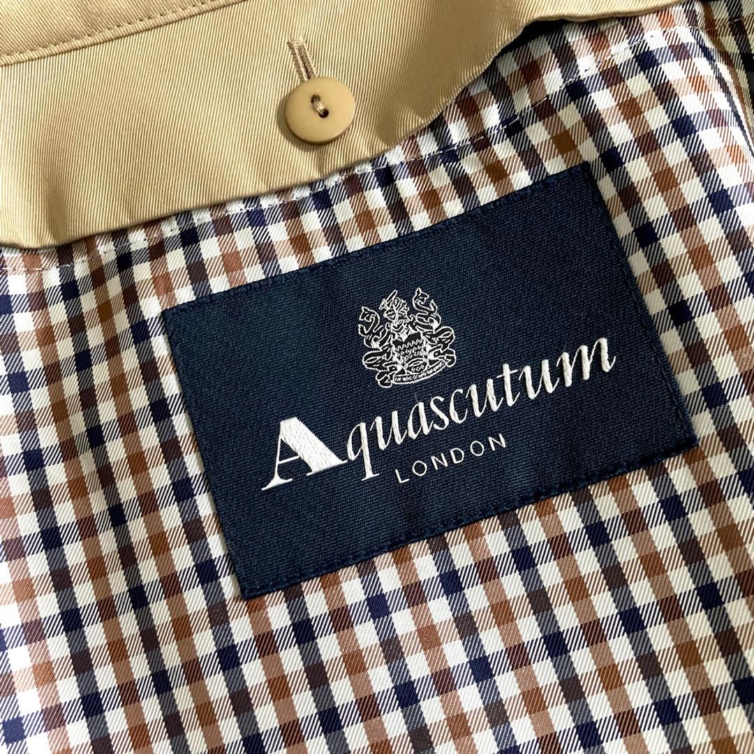 アクアスキュータム トレンチコート ブルーライナー 大草直子 8