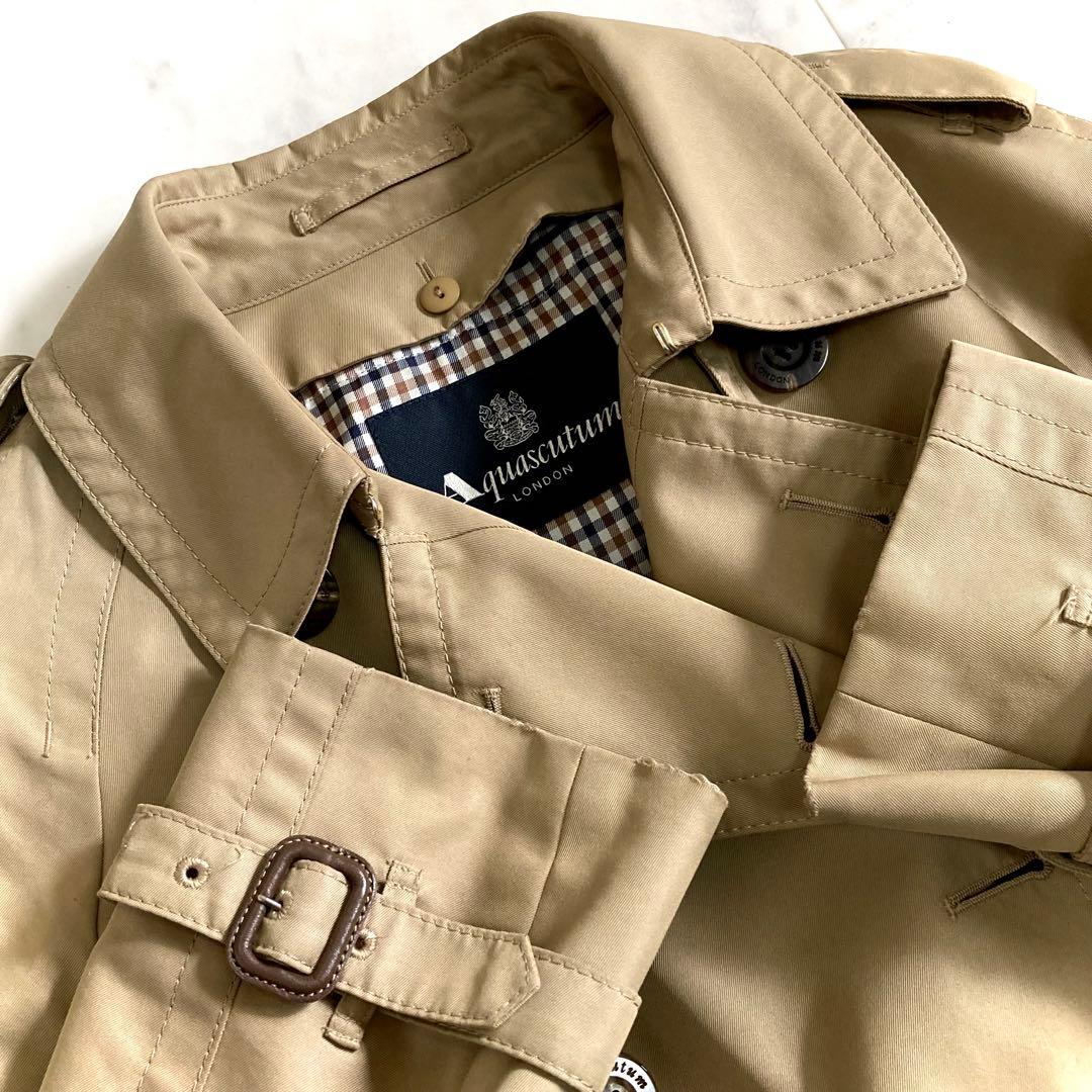 アクアスキュータム トレンチコート ブルーライナー 大草直子 8