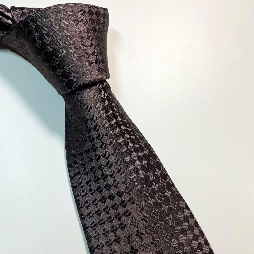 希少✨極美品✨LOUIS VUITTON ネクタイ　ミックスモノグラム　名作