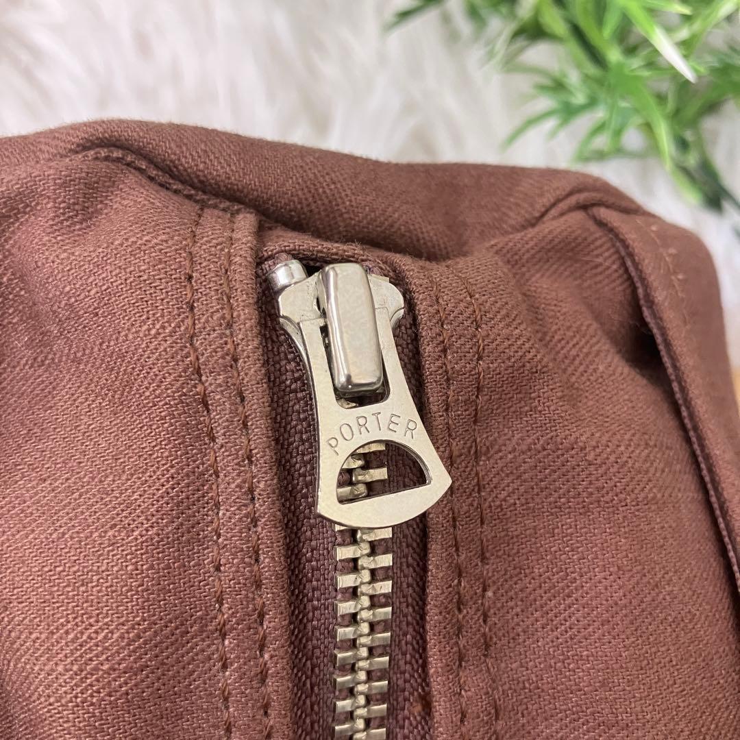 【美品・廃盤・レア】ポーター PORTER ミニドラムバッグ ショルダーバッグ