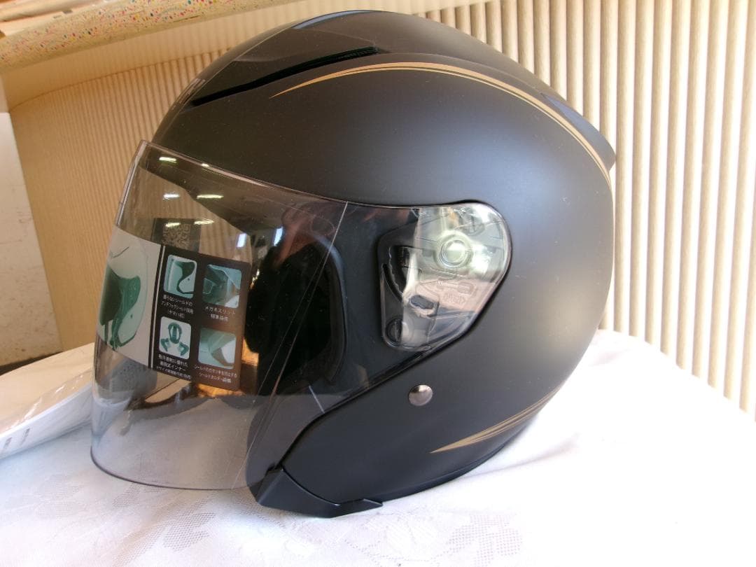 ヤマハ YJ-20 ZENITH ジェットヘルメット マットブラック XXL