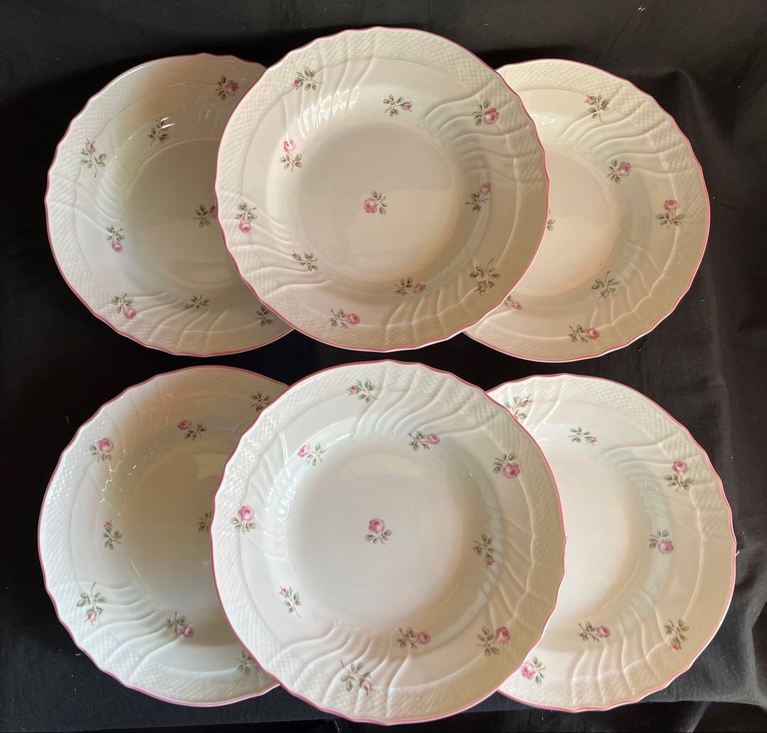 ★新品★ リチャードジノリ　ロゼリーニ　スーププレート　23.5cm