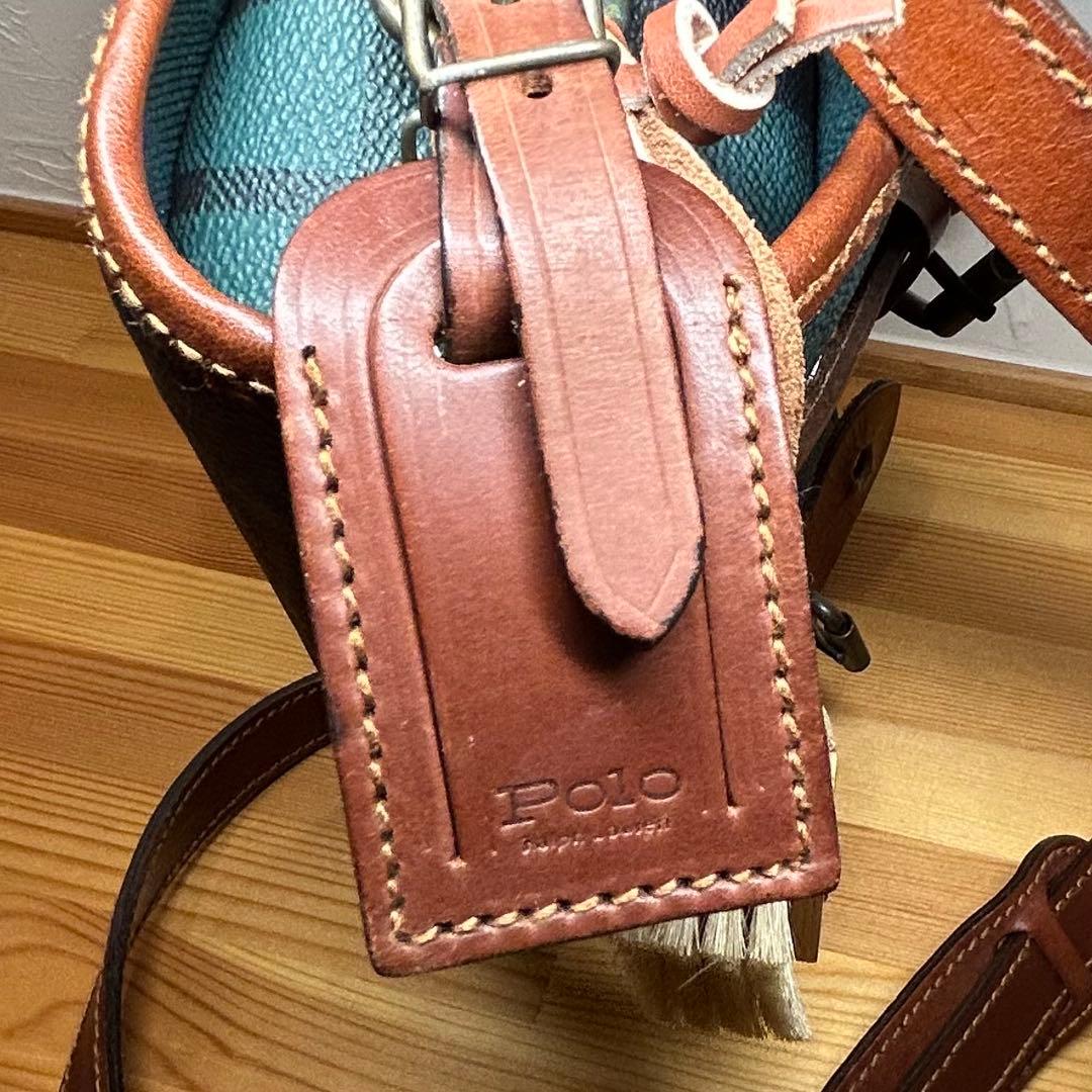 美品 ポロラルフローレン レア ショルダーバッグ メッセンジャーバッグ