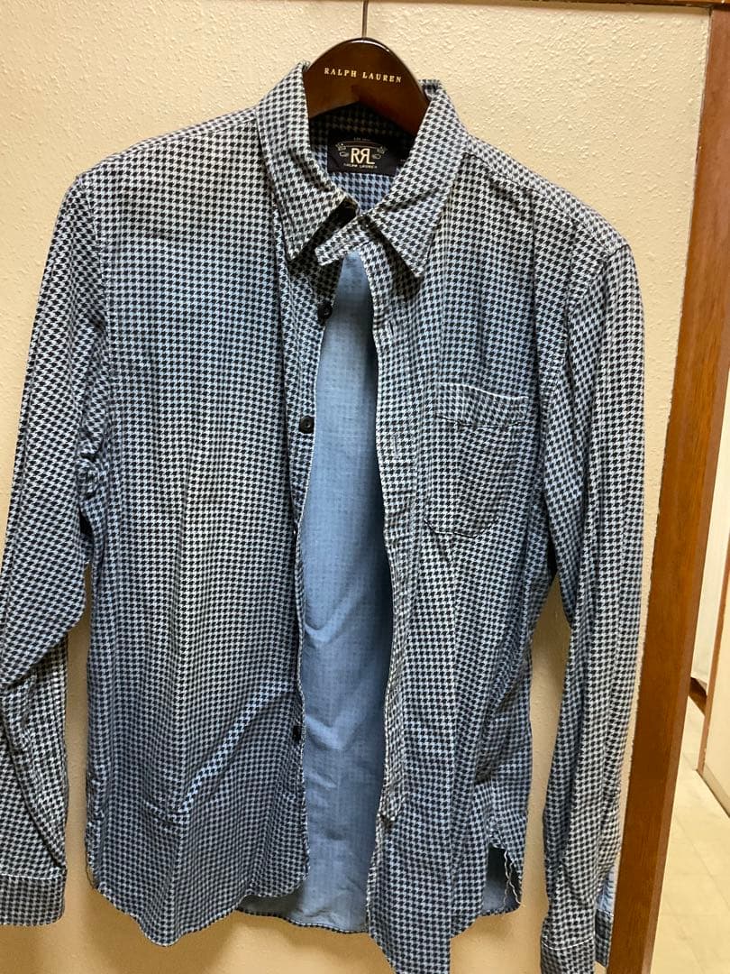 RRL ワークシャツ　INDIGO インディゴ染　size:M