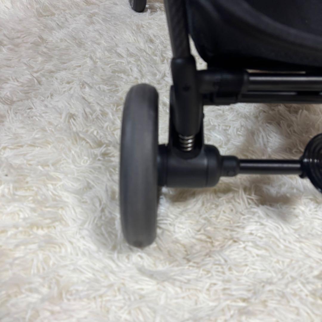 極美品　サイベックス メリオカーボン シーシェルベージュ 折りたたみ　ベビーカー