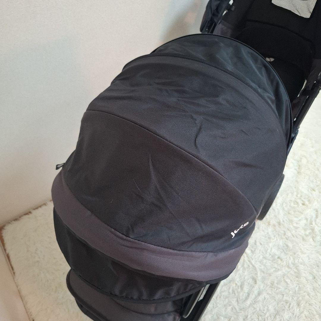 【全国一律送料無料】joie エヴァライトデュオ　二人乗りベビーカー ブラック