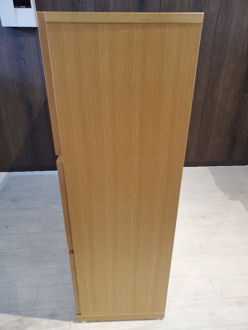 北欧スタイル 120センチ幅 3段9マス キャビネット 完成品