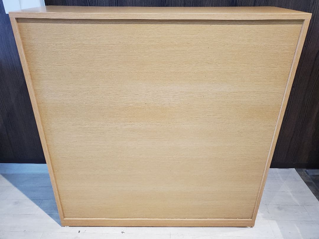 北欧スタイル 120センチ幅 3段9マス キャビネット 完成品