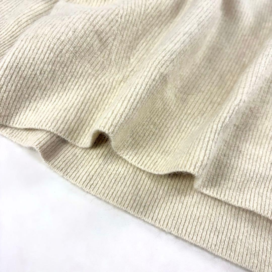 2024極美品✨ RIVE DROITE ヘアリーウール 片畦Vネックニット