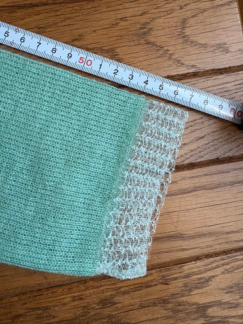 sale✴︎新品✴︎HaaT ISSEYMIYAKE モヘヤニット　ミントグリーン