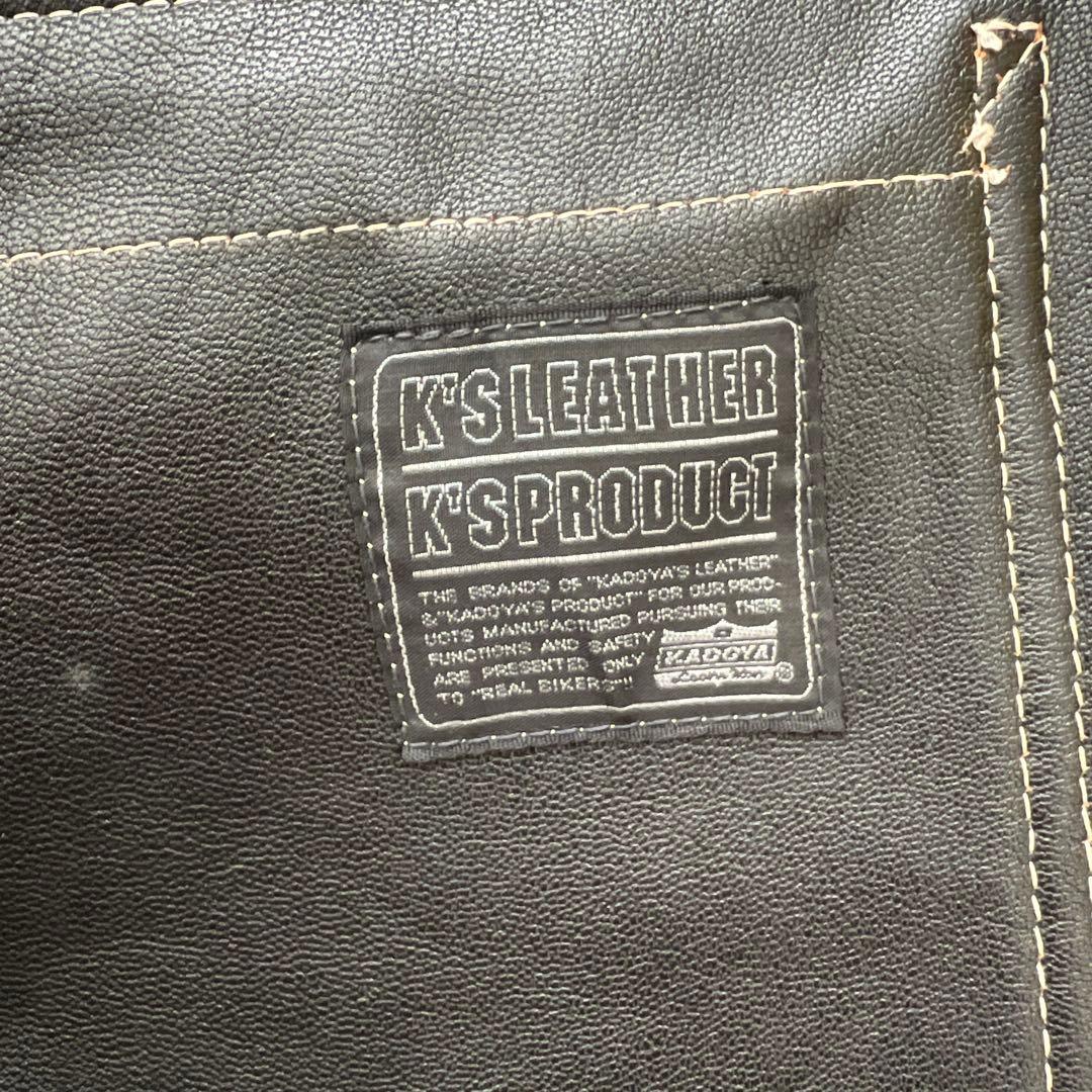 KADOYA　K'S LEATHER 　ゴートスキン レザージャケット 　ロング