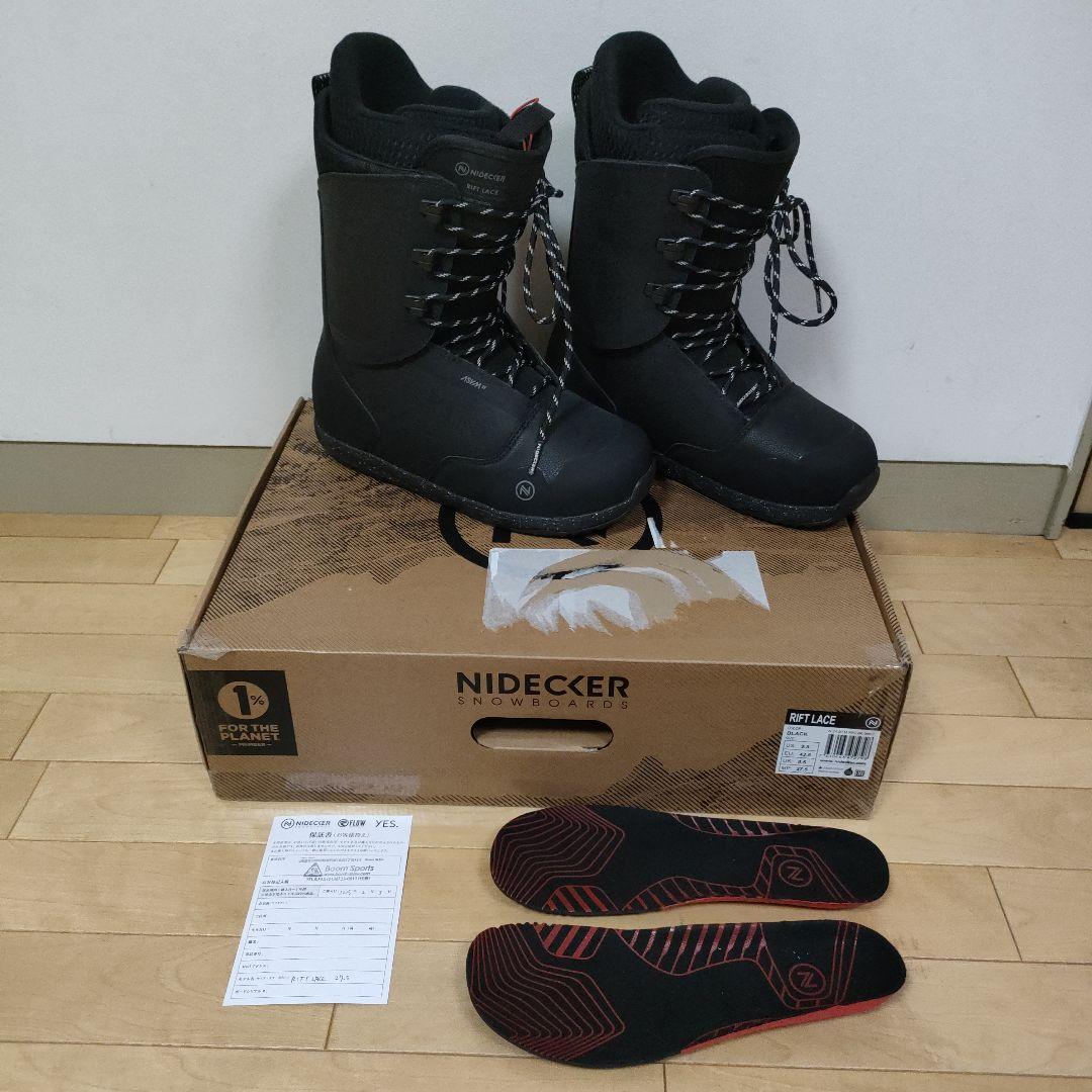 中古　23-24年モデル　NideckerブーツRift Lace 27.5cm