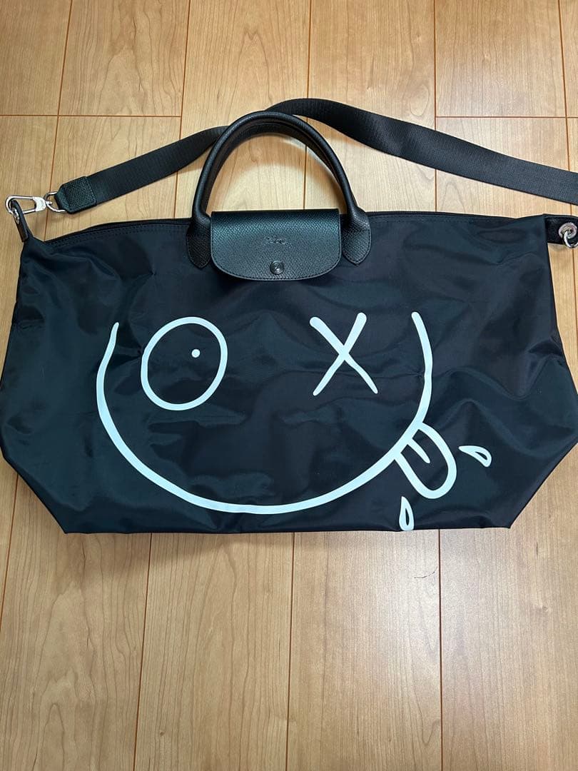 ロンシャン アンドレ　コラボ　ボストンバッグ　XLサイズ