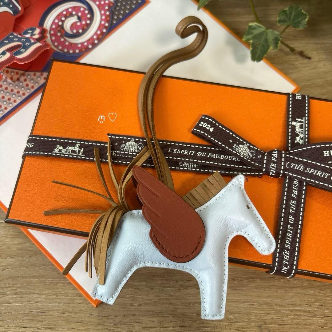 HERMES　エルメス　ロデオチャームペガサスPM　バッグチャーム　U刻印