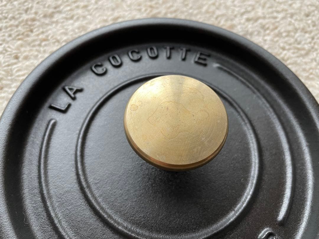 staub ストウブ　旧16cm ブラック　ピコココットラウンド