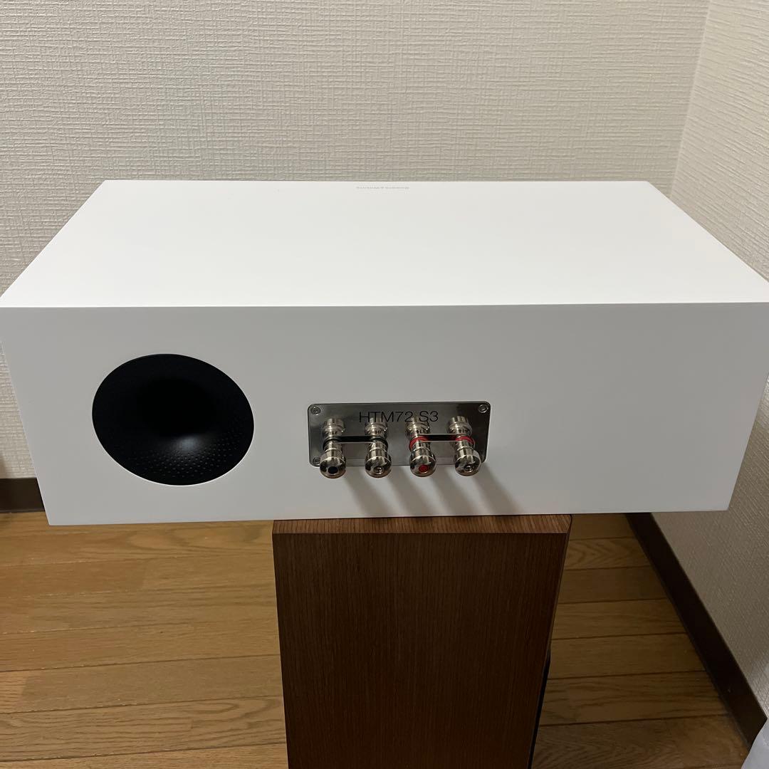 【美品】B&W センタースピーカーHTM72 S3【サテンホワイト】