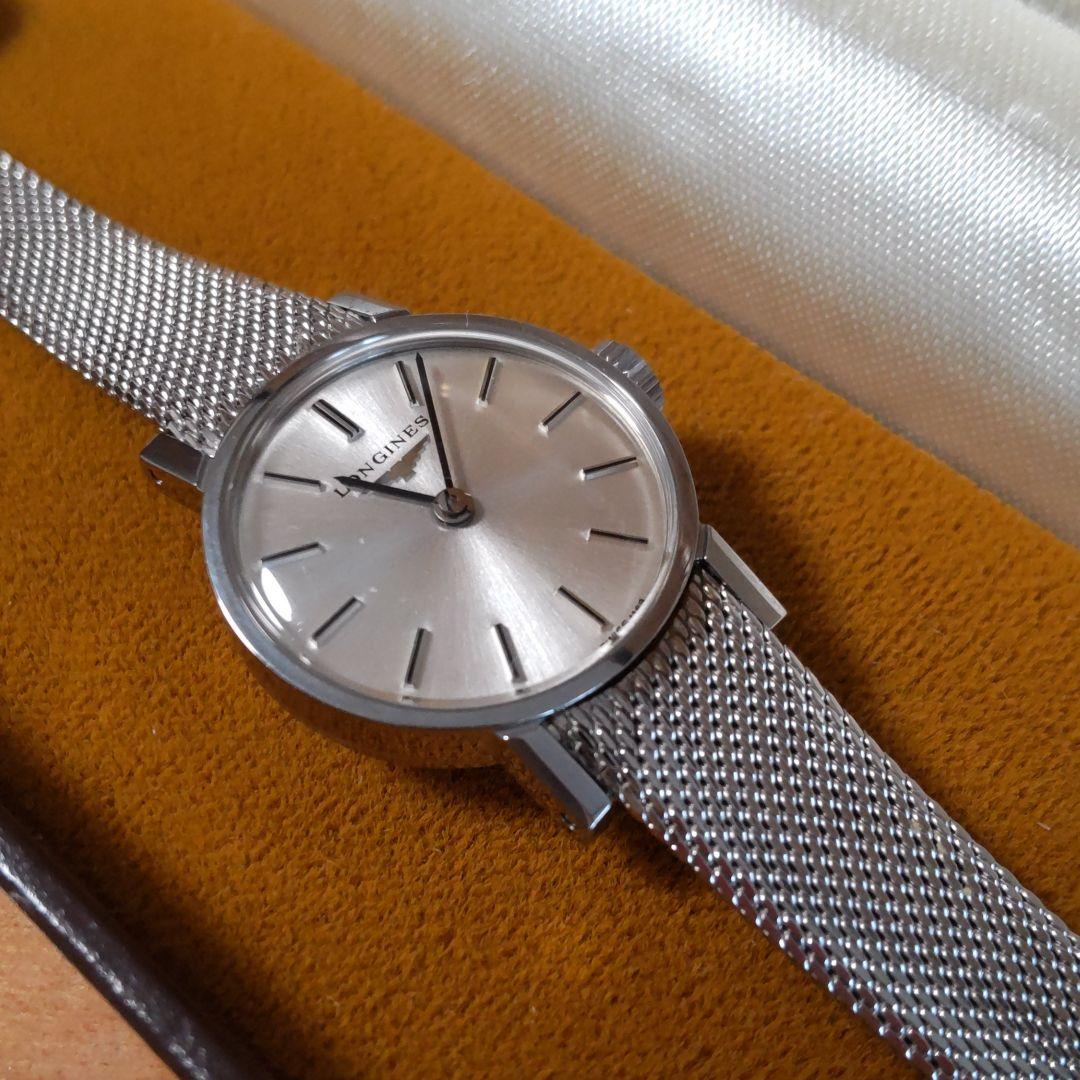 【最終値下】LONGINES レディースアンティーク シルバーダイアル