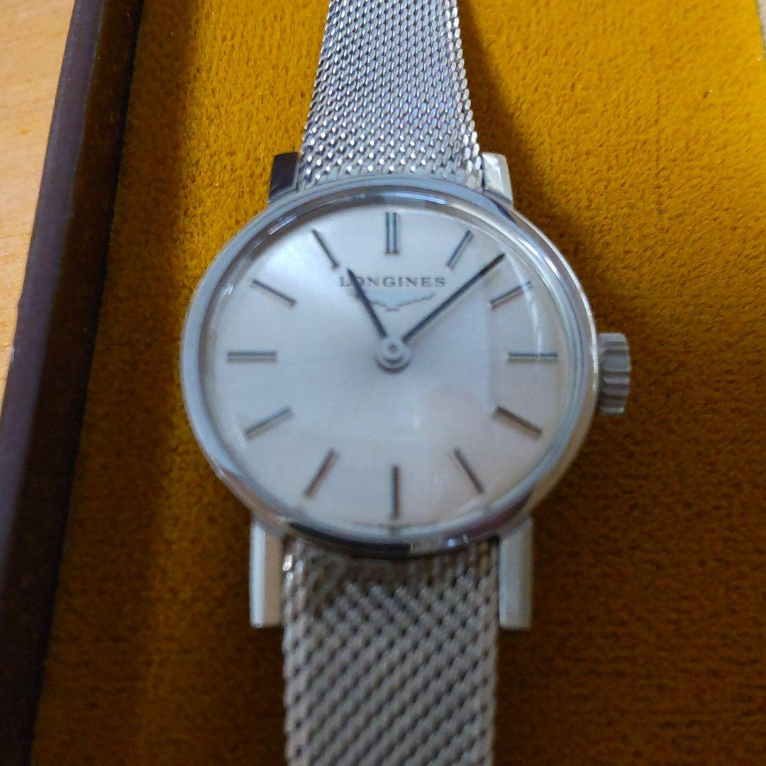 【最終値下】LONGINES レディースアンティーク シルバーダイアル